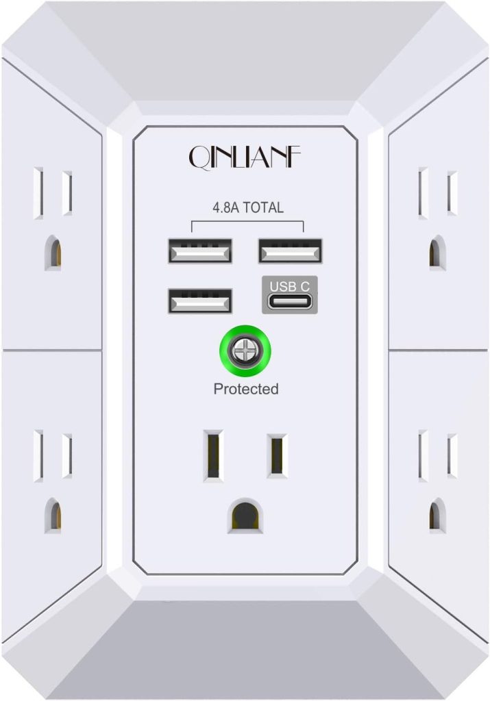 QINLIANF Wall Charger Surge Protector Review