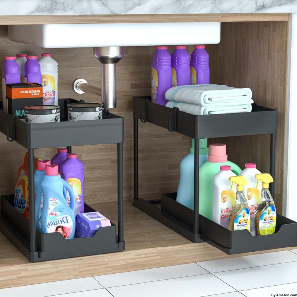 Double Your Cabinet Space Overnight: The $20 Organizer That Works Like Magic