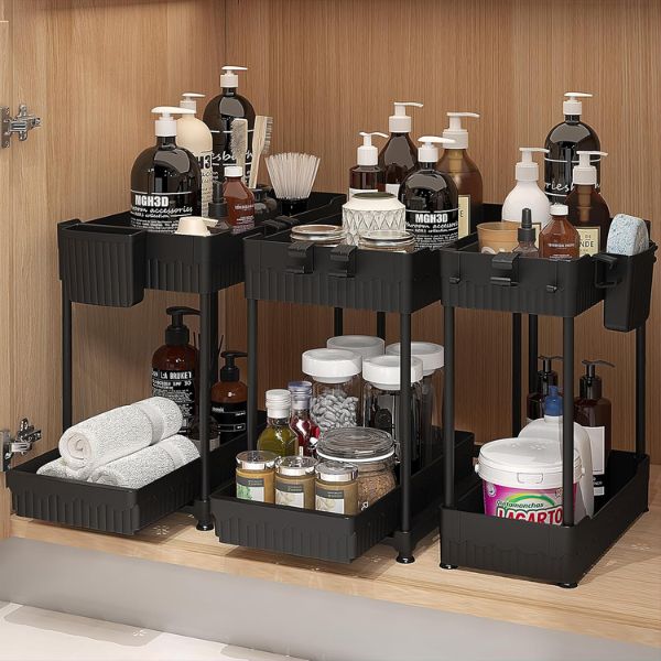 Sevenblue 3 Pack Under Sink Organizers
