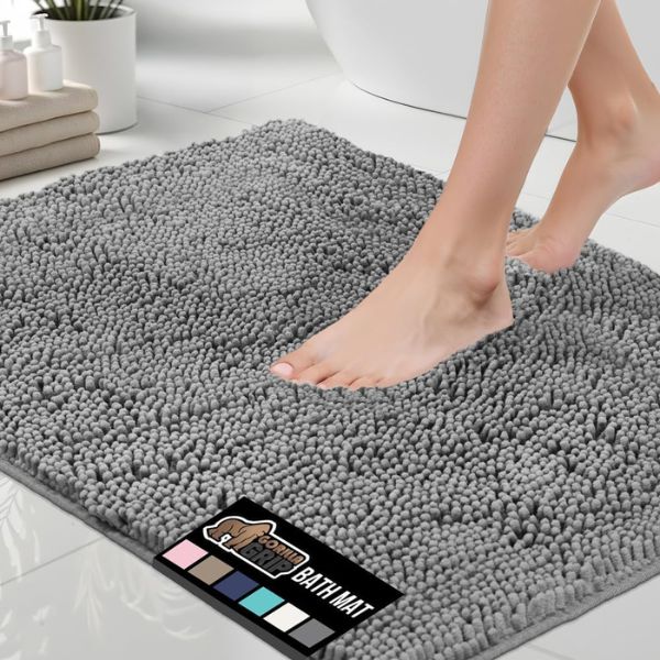 Gorilla Grip Chenille Bath Rug