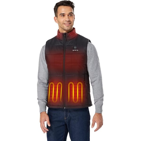 ORORO Men’s Lightweight Heated Vest